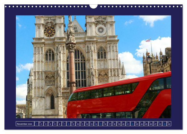 Produktbild: Details von London (Wandkalender 2026 DIN A3 quer), CALVENDO Monatskalender