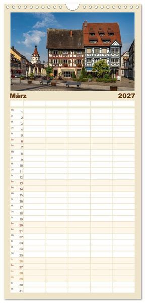 Produktbild: Familienplaner 2027 - Schwarzwald - Ferienregion Kinzigtal mit 5 Spalten (Wandkalender, 21 x 45 cm) CALVENDO
