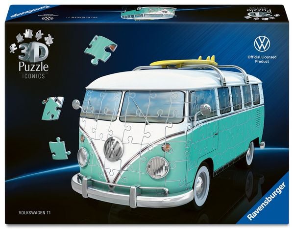 Produktbild: 3D Puzzle Iconics: Volkswagen T1 Chrom Edition