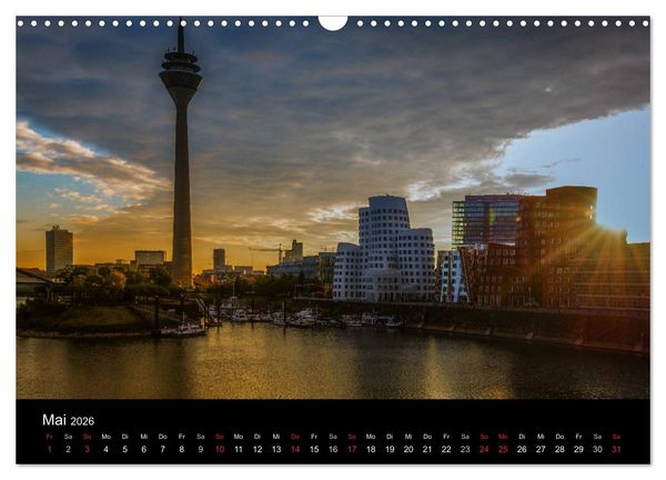 Produktbild: D&uuml;sseldorf - Impressionen (Wandkalender 2026 DIN A3 quer), CALVENDO Monatskalender
