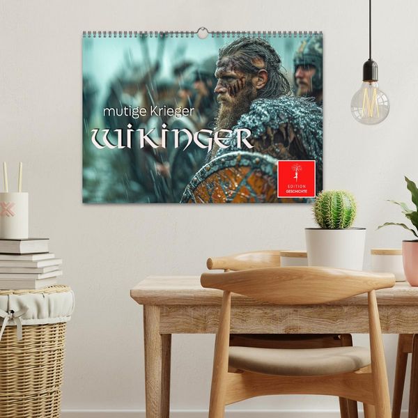 Produktbild: Wikinger - mutige Krieger (Wandkalender 2026 DIN A3 quer), CALVENDO Monatskalender