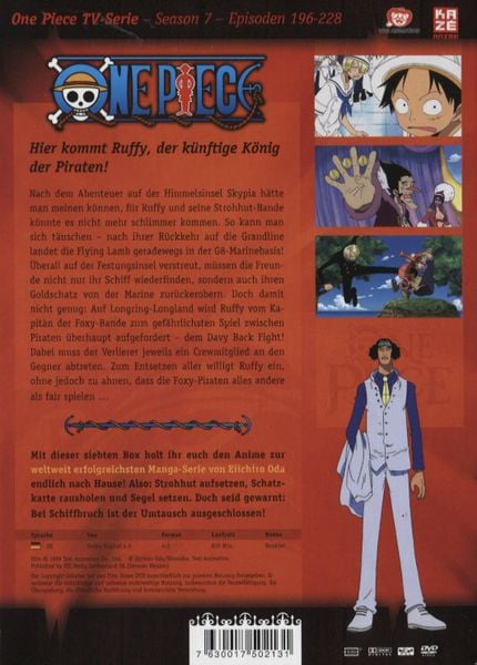 Produktbild: One Piece - TV-Serie Box Vol. 7 [6 DVDs]