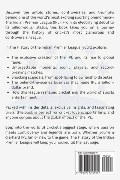 Produktbild: The History of the Indian Premier League