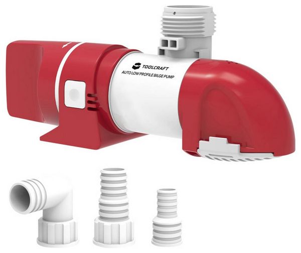 Produktbild: TOOLCRAFT TO-10355049 Niedervolt-Tauchpumpe 4160 l/h 12 V/DC