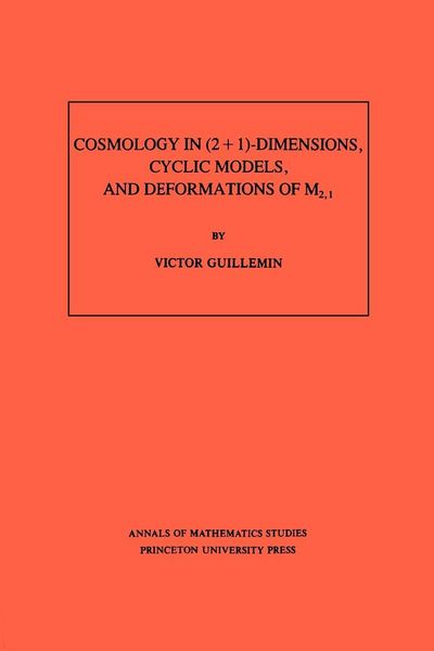 Produktbild: Cosmology in (2 + 1) -Dimensions, Cyclic Models, and Deformations of M2,1