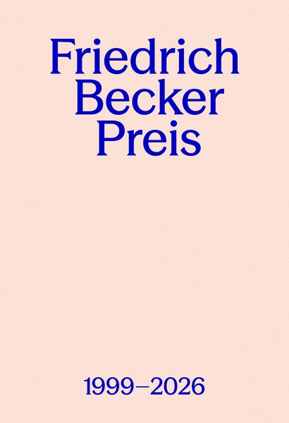Produktbild: Friedrich Becker Preis 1999&ndash;2026
