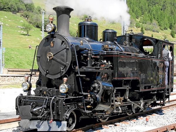 Produktbild: CALVENDO Puzzle Lok Nr. 4 der Furka Bergstrecke | 1000 Teile Lege-Gr&ouml;&szlig;e 64x48cm Foto-Puzzle f&uuml;r gl&uuml;ckliche Stunden