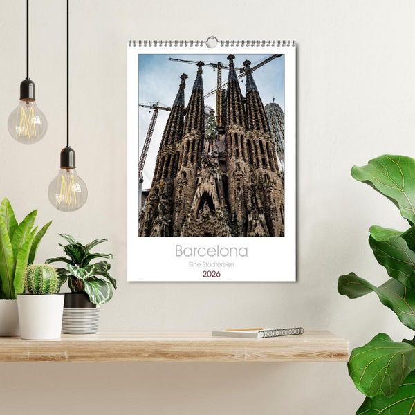 Produktbild: Barcelona - Eine St&auml;dtereise (Wandkalender 2026 DIN A3 hoch), CALVENDO Monatskalender