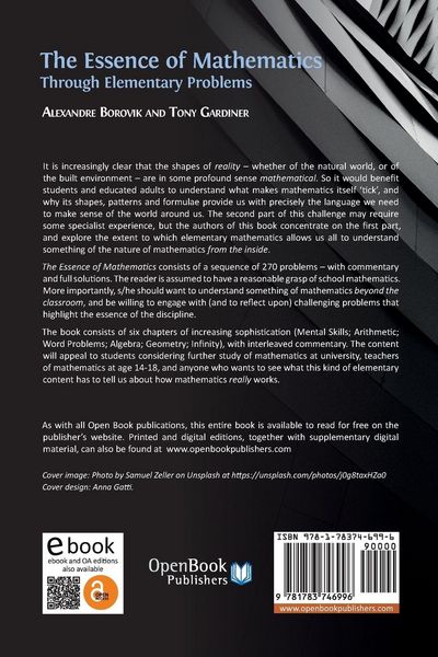 Produktbild: The Essence of Mathematics Through Elementary Problems