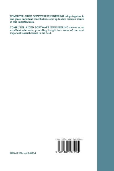 Produktbild: Computer Aided Software Engineering