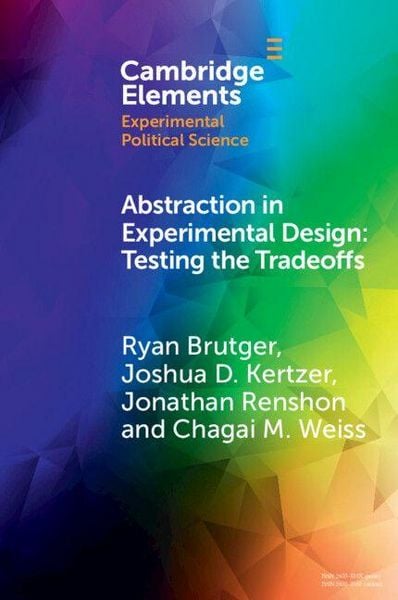 Produktbild: Abstraction in Experimental Design