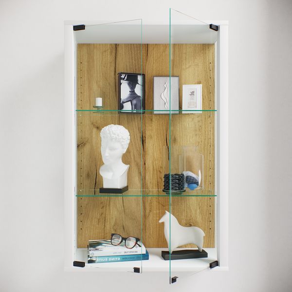Produktbild: Wandvitrine H&auml;ngevitrine Glasvitrine Glas Udina M