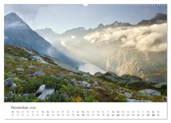 Produktbild: Die Sch&ouml;nheit der Alpen (Wandkalender 2026 DIN A2 quer), CALVENDO Monatskalender