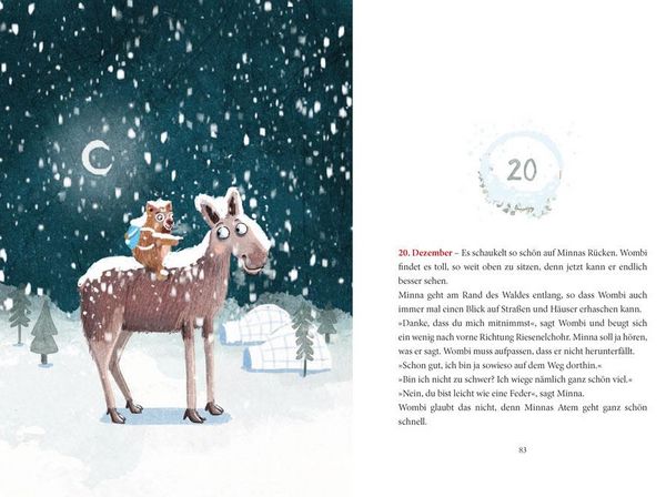 Produktbild: Ein Wombat im Schnee. Adventsgeschichte zum Vorlesen in 24 Kapiteln