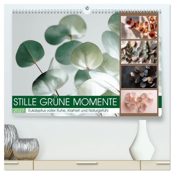 Produktbild: Stille Gr&uuml;ne Momente (hochwertiger Premium Wandkalender 2027 DIN A2 quer), Kunstdruck in Hochglanz