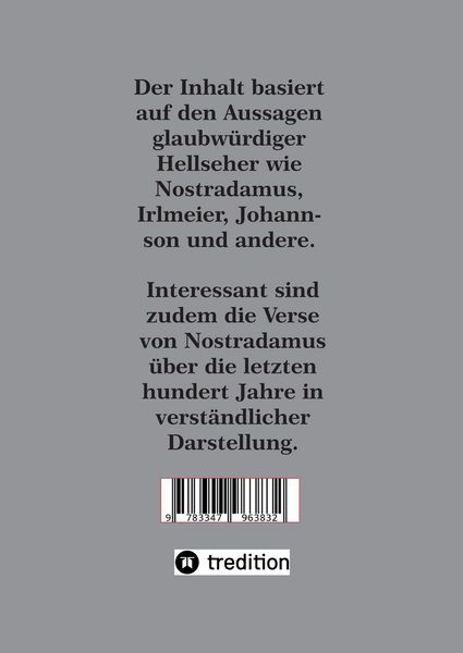 Produktbild: Die Schrecken der Endzeit