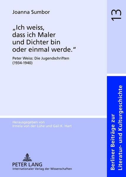 Produktbild: &laquo;Ich weiss, dass ich Maler und Dichter bin oder einmal werde.&raquo;
