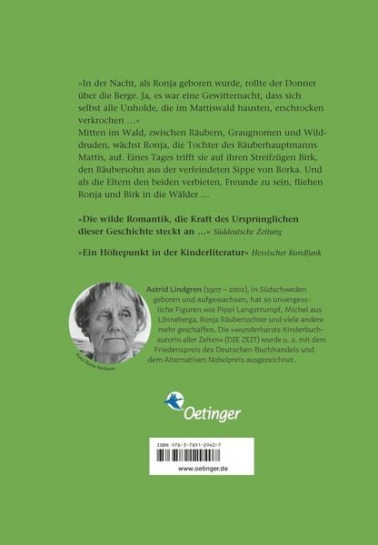 Produktbild: Ronja R&auml;ubertochter