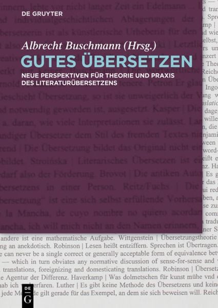 Produktbild: Gutes &Uuml;bersetzen