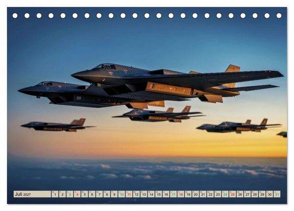Produktbild: B2 Spirit - Bomber (Tischkalender 2027 DIN A5 quer), CALVENDO Monatskalender