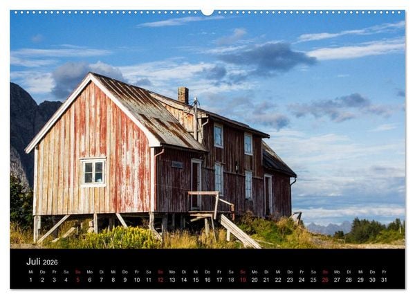 Produktbild: Lofoten - Norwegens magische Inseln (hochwertiger Premium Wandkalender 2026 DIN A2 quer), Kunstdruck in Hochglanz