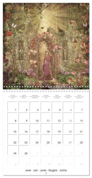 Produktbild: Lady Legends Fantasy Art (Wall Calendar 2026 12 &times; 12 Inch) CALVENDO 12 Month Wall Calendar