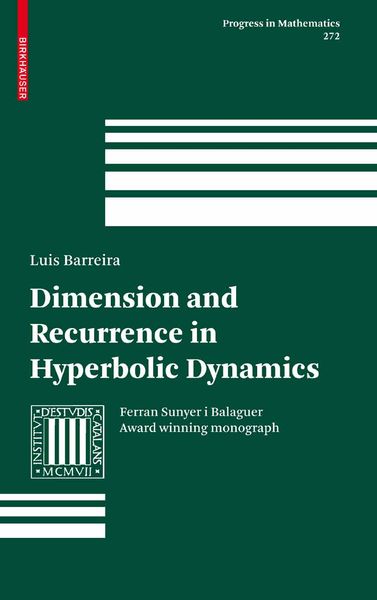 Produktbild: Dimension and Recurrence in Hyperbolic Dynamics