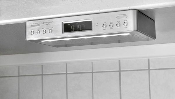 Produktbild: soundmaster UR2045SI K&uuml;chenradio DAB+, UKW Bluetooth&reg; Freisprechfunktion Silber