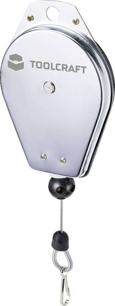 TOOLCRAFT TO-7310169 Federzug, Seilauszug bis 2m Tragkraft (max.) 3kg