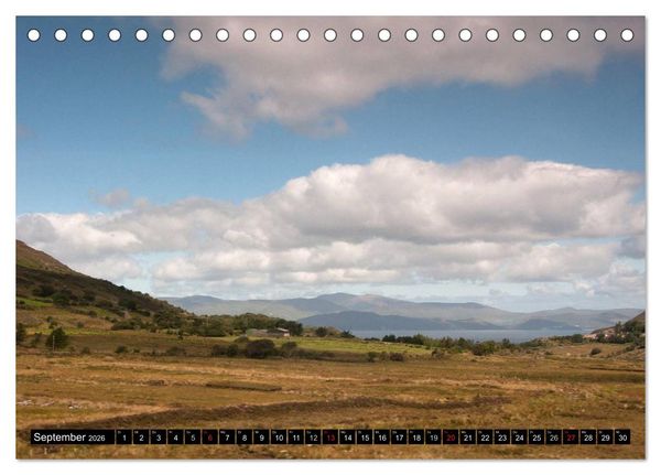 Produktbild: Quer durch Irland - Landschaften pur (Tischkalender 2026 DIN A5 quer), CALVENDO Monatskalender