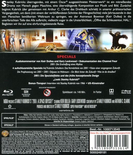 Produktbild: 2001: Odyssee im Weltraum - 50th Anniversary Edition