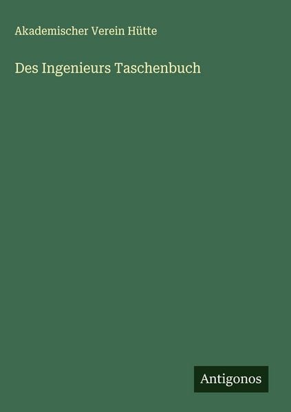 Produktbild: Des Ingenieurs Taschenbuch