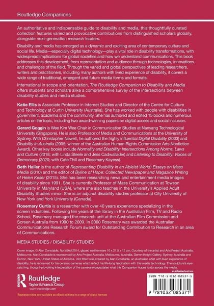 Produktbild: The Routledge Companion to Disability and Media