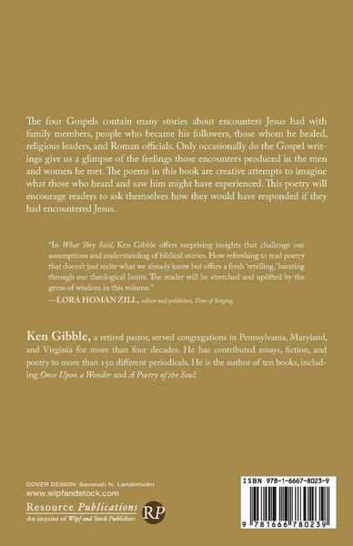 Produktbild: What They Said