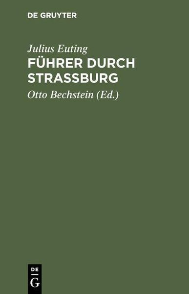 Produktbild: F&uuml;hrer durch Strassburg
