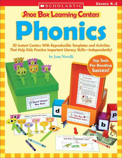 Produktbild: Phonics: 30 Instant Centers with Reproducible Templates and Activities That Help Kids Practice Important Literacy Skills-Indepe