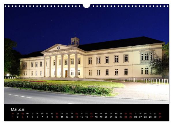 Produktbild: Oldenburg bei Nacht (Wandkalender 2026 DIN A3 quer), CALVENDO Monatskalender