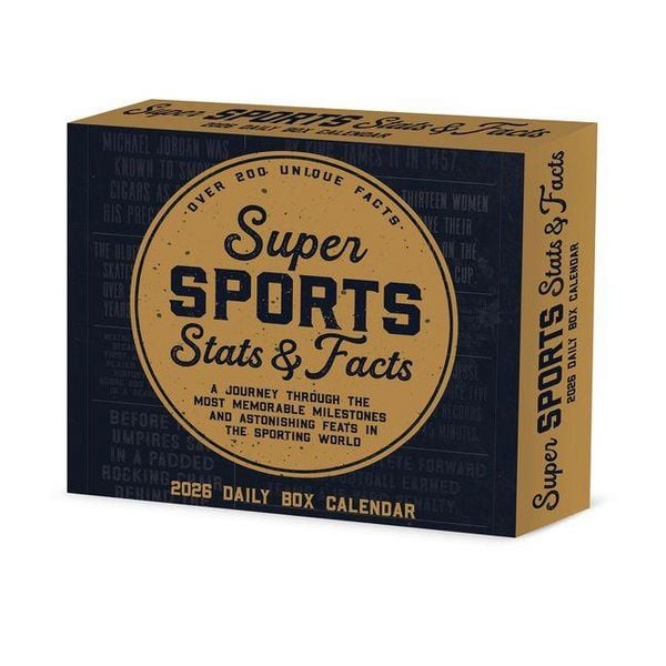 Produktbild: Super Sports STATS & Facts 2026 Box Calendar
