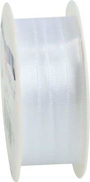 Produktbild: PR&Auml;SENT Geschenkband Satin, weiss
