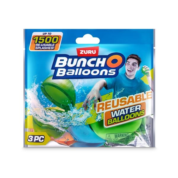 Produktbild: Bunch O Balloons wiederverwendbare Wasserballons 3er Pack - Wasserbomben