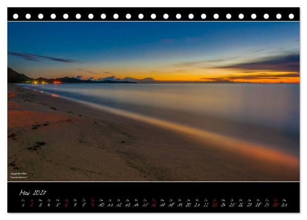 Produktbild: Sardinien Panoramakalender / CH-Version (Tischkalender 2027 DIN A5 quer), CALVENDO Monatskalender