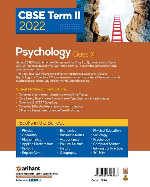 Produktbild: CBSE Term II Psychology 11th