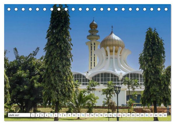 Produktbild: Malaysia &ndash; Zwischen Regenwald, Tempeln und Skyline von Kuala Lumpur (Tischkalender 2027 DIN A5 quer), CALVENDO Monatskalender
