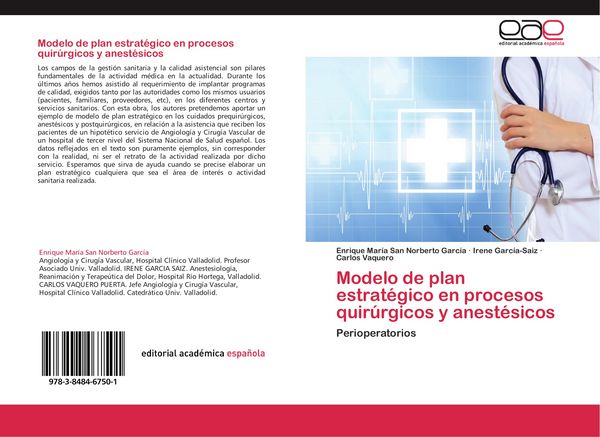 Produktbild: Modelo de plan estrat&eacute;gico en procesos quir&uacute;rgicos y anest&eacute;sicos