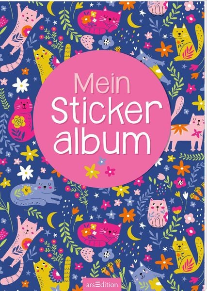 Mein Stickeralbum - Katzen