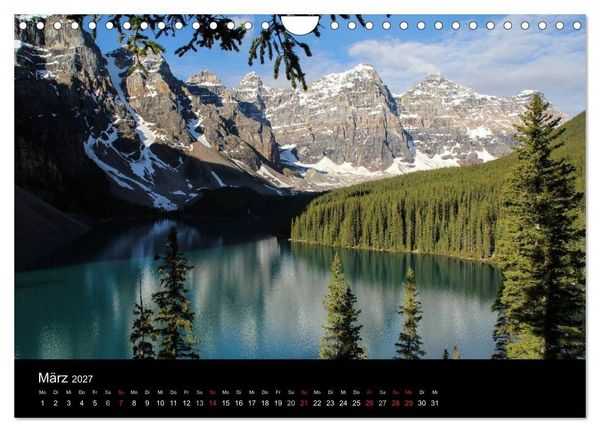 Produktbild: Kanada 2027 (Wandkalender 2027 DIN A4 quer), CALVENDO Monatskalender