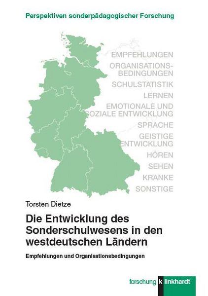 Produktbild: Die Entwicklung des Sonderschulwesens in den westdeutschen L&auml;ndern