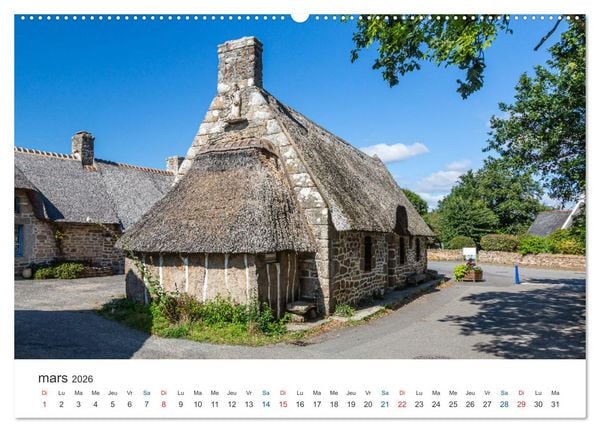 Produktbild: Cornouaille &Agrave; la d&eacute;couverte du Sud-Ouest de la Bretagne (Calendrier mural 2026 DIN A2 vertical) calendrier de bureau