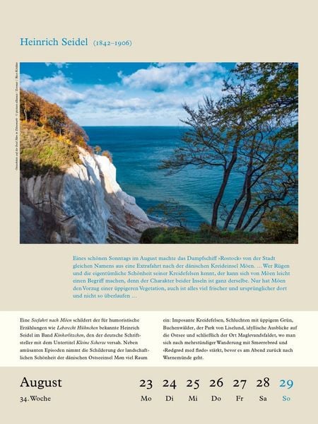 Produktbild: Literarische Ostsee Kalender 2027