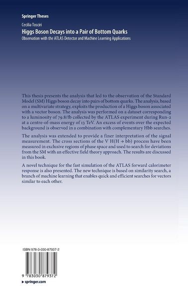 Produktbild: Higgs Boson Decays into a Pair of Bottom Quarks